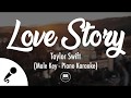 Love Story - Taylor Swift (Male Key - Slow Piano Karaoke)
