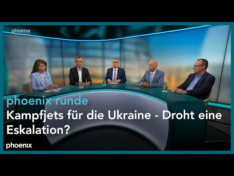 phoenixRunde: Kampfjets für die Ukraine - Droht eine Eskalation?