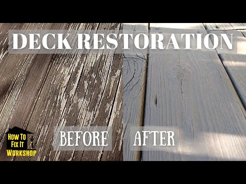 How To Restore A Worn-Out/Weathered Deck