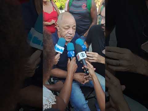 Veja o pai do cantor falando do filho Anderson grupo molejo na cobertura total da Cleide show.