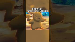Pikachu Turned To Stone!