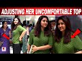 Oops Neelima Rani Adjusting Her Uncomfortable Top Neelima Rani Embarrassing Moments