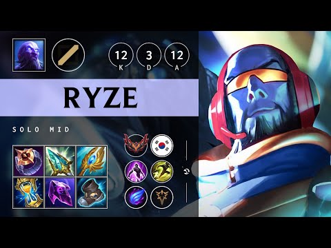 Ryze Mid vs Sylas - KR Grandmaster Patch 25.18