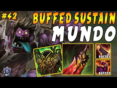 SUSTAIN Mundo Top with Warmogs | Unstoppable Healing and Tankiness! | Iron IV to Diamond Ep #42