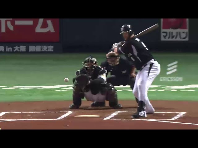 6回表 ホークス2番手の千賀が1回を3人でピシャリ!! 2014/5/23 H-T