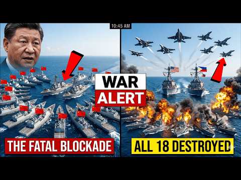 10:45 AM - China 18 Warships Blocked US Destroyers 400 Marines - Demanded Surrender - 29 Min Gone