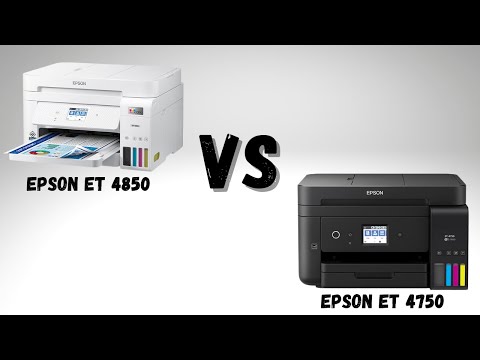 Epson ET 4750 VS 4850 (In Depth Comparison)
