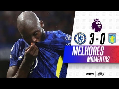 LUKAKU DESTRÓI COM GOLAÇOS, E CHELSEA VENCE O ASTON VILLA NA PREMIER LEAGUE | MELHORES MOMENTOS