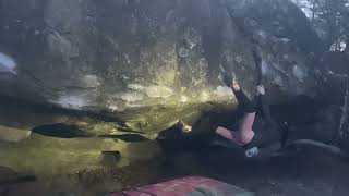 Video thumbnail de Pattes Patrouille, 7c  Fontainebleau