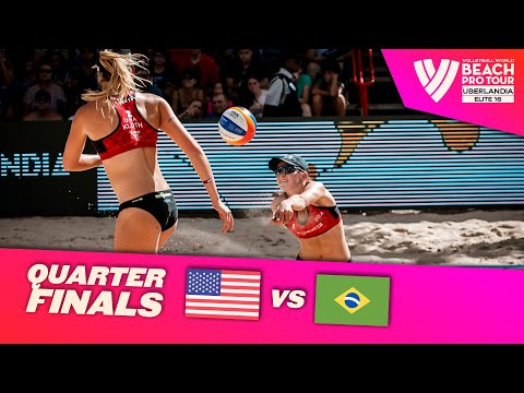 Nuss/Kloth vs. Carol/Barbara - Quarter Finals Highlights Uberlandia 2023 #BeachProTour