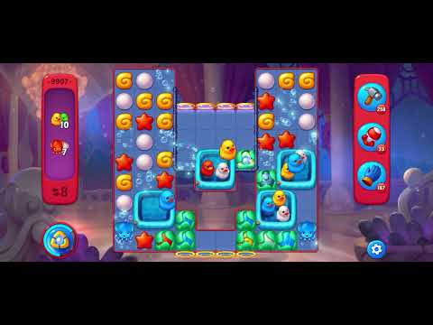 Fishdom Hard level 9907 no boosters フィッシュダム ハード