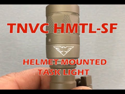 detailní rozbor taktické svítilny TNVC HELMET LIGHT od Surefire