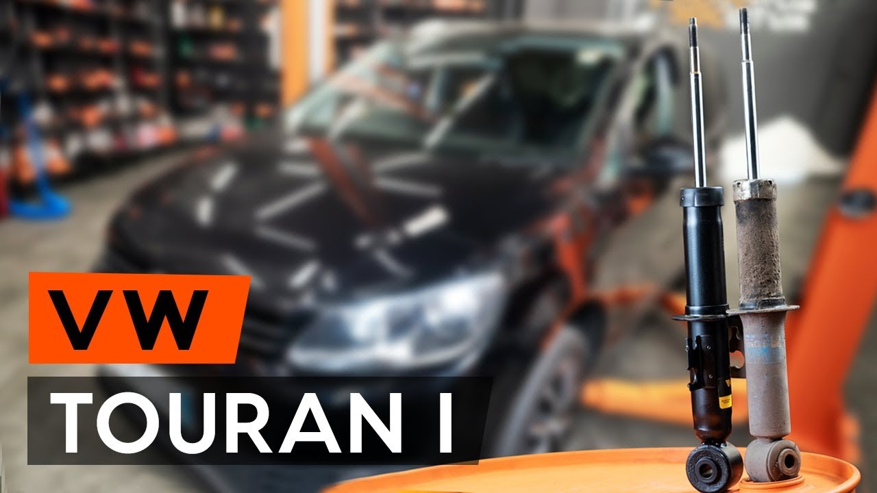 Slik bytter du støtdemper bak på en VW Touran 1T3 – veiledning