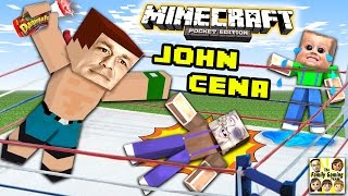 JOHN CENA ATE MY YOGURT!! (MINECRAFT WWE SURPRISE BATTLE) FGTEEV Glowstone Dust Race 2.0