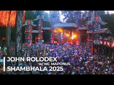 John Rolodex (w/ MC Maponus) - Shambhala Village Stage 2025 | Live Drum & Bass Set