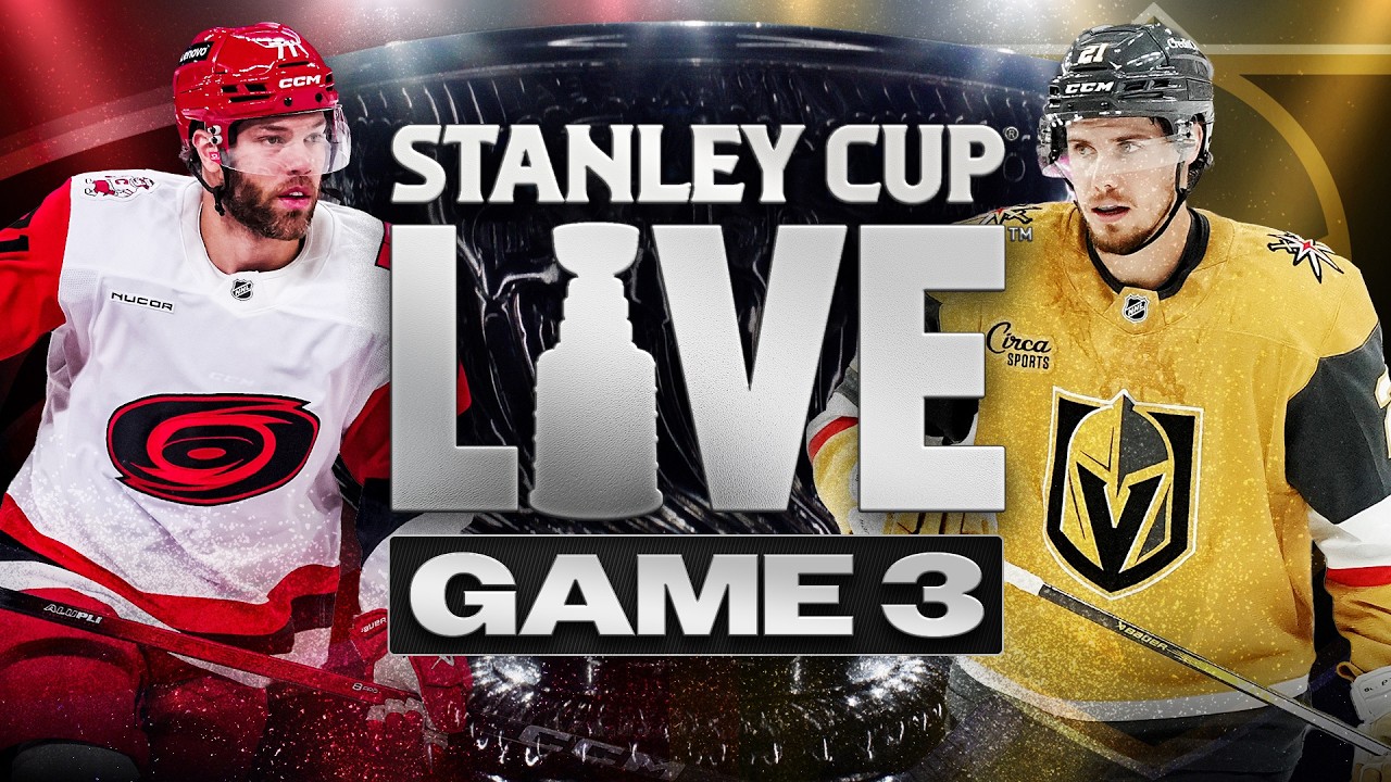 🏒 Stanley Cup Live | Hurricanes vs Golden Knights Game 3