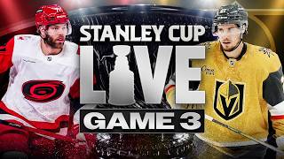 ???? Stanley Cup Live | Hurricanes vs Golden Knights Game 3
