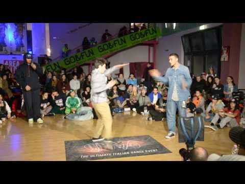 BACK TO THE STYLE 2014 (Lucca Italy)  POPPIN' CONTEST:  semifinals  SANY-G vs DAVE