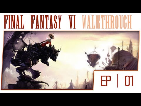 Final Fantasy 6 Gameplay Walkthrough - Part 1 - Narshe [HD Let's Play][Boss: Ymir]