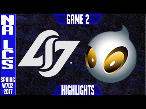 CLG vs Dignitas Highlights Game 2 - NA LCS W7D2 Spring 2017 - CLG vs DIG G2