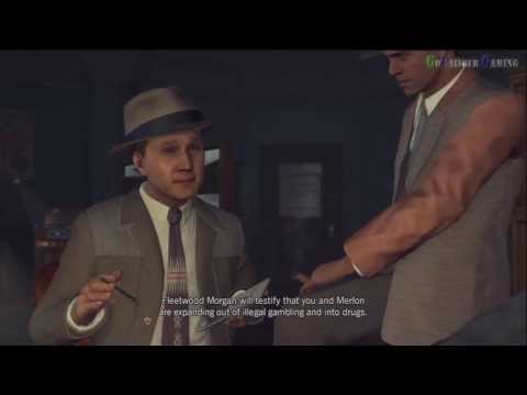 L.A. NOIRE gameplay CASE 14 - THE BLACK CAESAR part 2