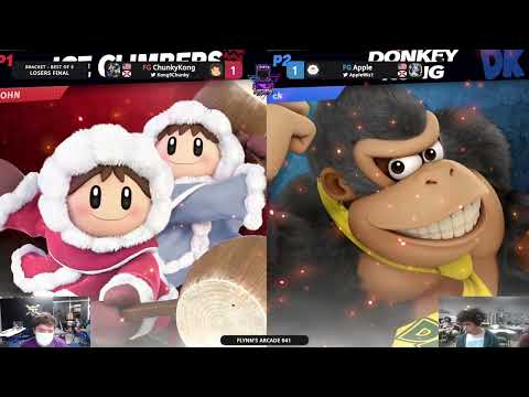 Flynn's Arcade 041 Losers Finals - ChunkyKong (Donkey Kong) Vs. Apple (Ice Climbers) SSBU ULTIMATE