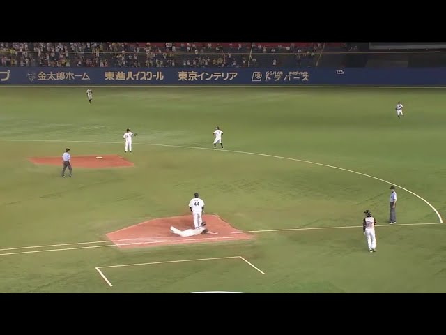 【7回表】ファイターズ・松本が気迫のタイムリー内野安打!! 2017/8/2 M-F