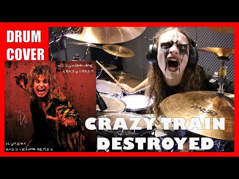 CRAZY TRAIN DESTROYED by BLACK METAL DRUMMER