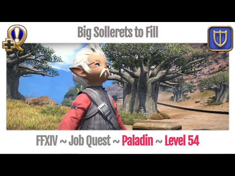 FFXIV Paladin Level 54 Job Quest - Big Sollerets to...