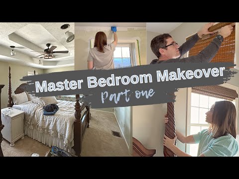 MASTER BEDROOM MAKEOVER, part 1 | DIY HOME IMPROVEMENTS | PAINT TIPS | SPRING ROOM REFRESH