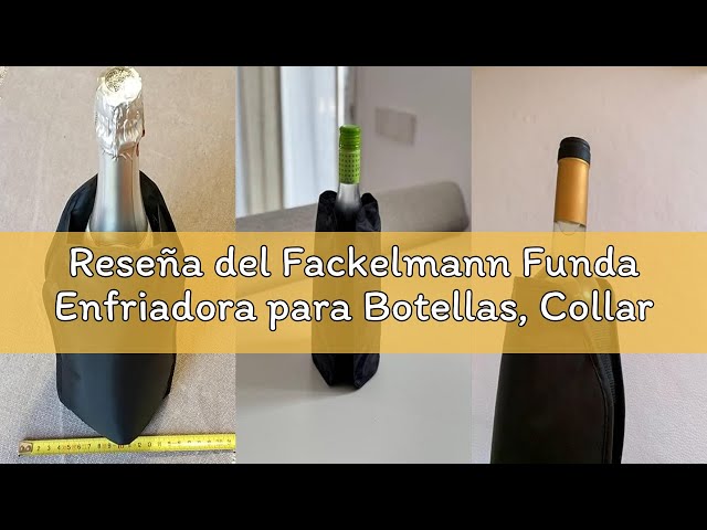Vídeo relacionado con Le Creuset Funda enfriadora para Botellas de Vino o Cava, WA126, Tejido Impermeable, Negro, 59142010006068