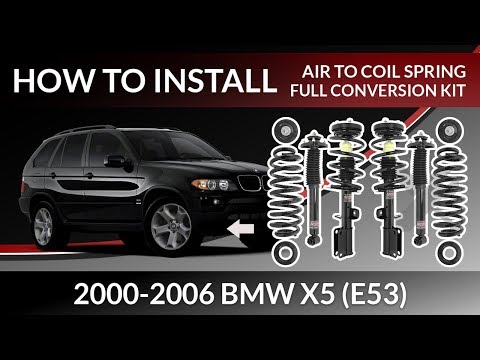 2000-2006 BMW X5 (E53) | Replacing Air Suspension to Coil Spring Conversion Kit
