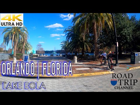 [4K] Orlando Florida | Lake Eola