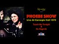 PHOEBE SNOW Live At Carnegie Hall 1976 Teach Me Tonight & No Regrets.