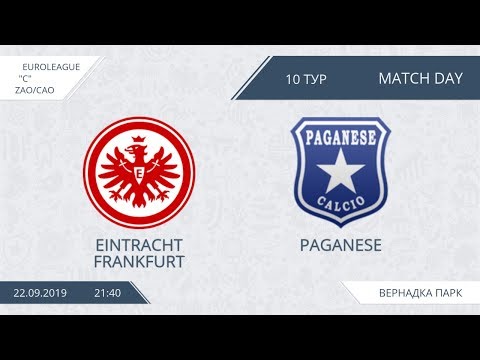 AFL19. EuroLeague. ZAO/CAO. Division C. Day 10. Eintracht Frankfurt - Paganese.