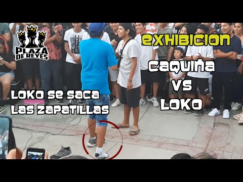 LOKO vs CAQUIÑA-EXHIBICIÓN EN PLAZA DE REYES (LOKO SORPRENDE A TODOS)