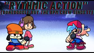 Cover art for Rhythmic Action! (Bondoggle but it's a Parappa, Melodii, and Bf Cover)
