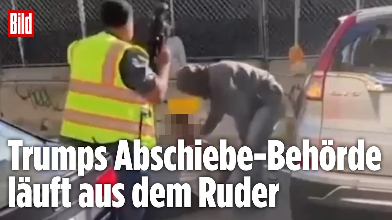 Tumulte nach ICE-Verhaftung: Vater vor Augen des Kindes (5) angeschossen