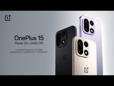 OnePlus 15 Launch Event | Power On. Limits Off.