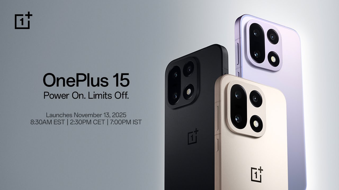 OnePlus 15 Launch Event | Power On. Limits Off.