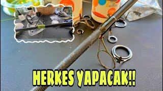 OLTA KAMIŞ HALKA DEĞİŞİMİ !!SURF VE SPİN KAMIŞLAR İÇİN..