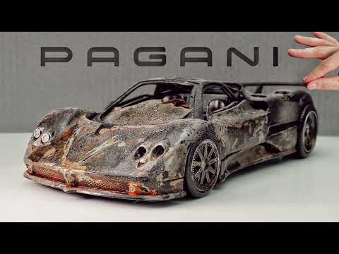 Restoration Abandoned Pagani Zonda F - Restoration of extreme sports car Pagani Zonda F