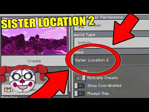Erin Ketchum (ZombieSMT) - NEVER Play Minecraft The FNAF SISTER LOCATION 2 WORLD! (Haunted "FNAF SISTER LOCATION" Seed)