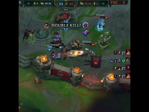 Rekkles Flashes IN for a Massive Triple (2017) | League of Legends Esports Moments #shorts