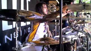 Alex Lopez with Suicide Silence at Vans Warped Tour 2010 - part 2