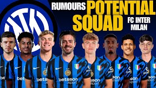 Inter Milan Potential Squad 2025/26 | Inter Squad Based on Latest Transfer Rumours