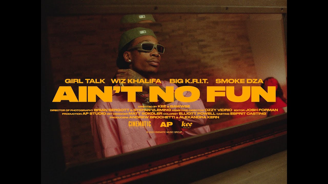 Wiz Khalifa, Big K.R.I.T., Smoke DZA, & Girl Talk – “Ain’t No Fun”