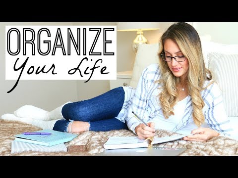 How To Organize Your Life + Be Productive! Myka Stauffer Video