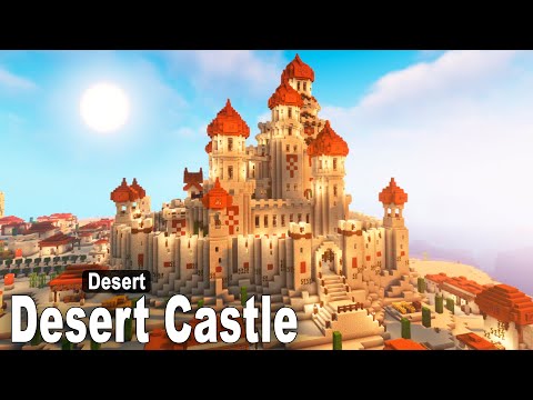 Minecraft: How to build a Desert Castle | Tutorial [part3]