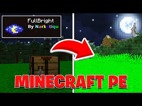 How To Get Fullbright In MCPE! (3 Ways) | Minecraft PE (Win10/Xbox/PS4/Switch)